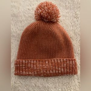 Brand new LL Bean Pom Beanie in color ‘coral’